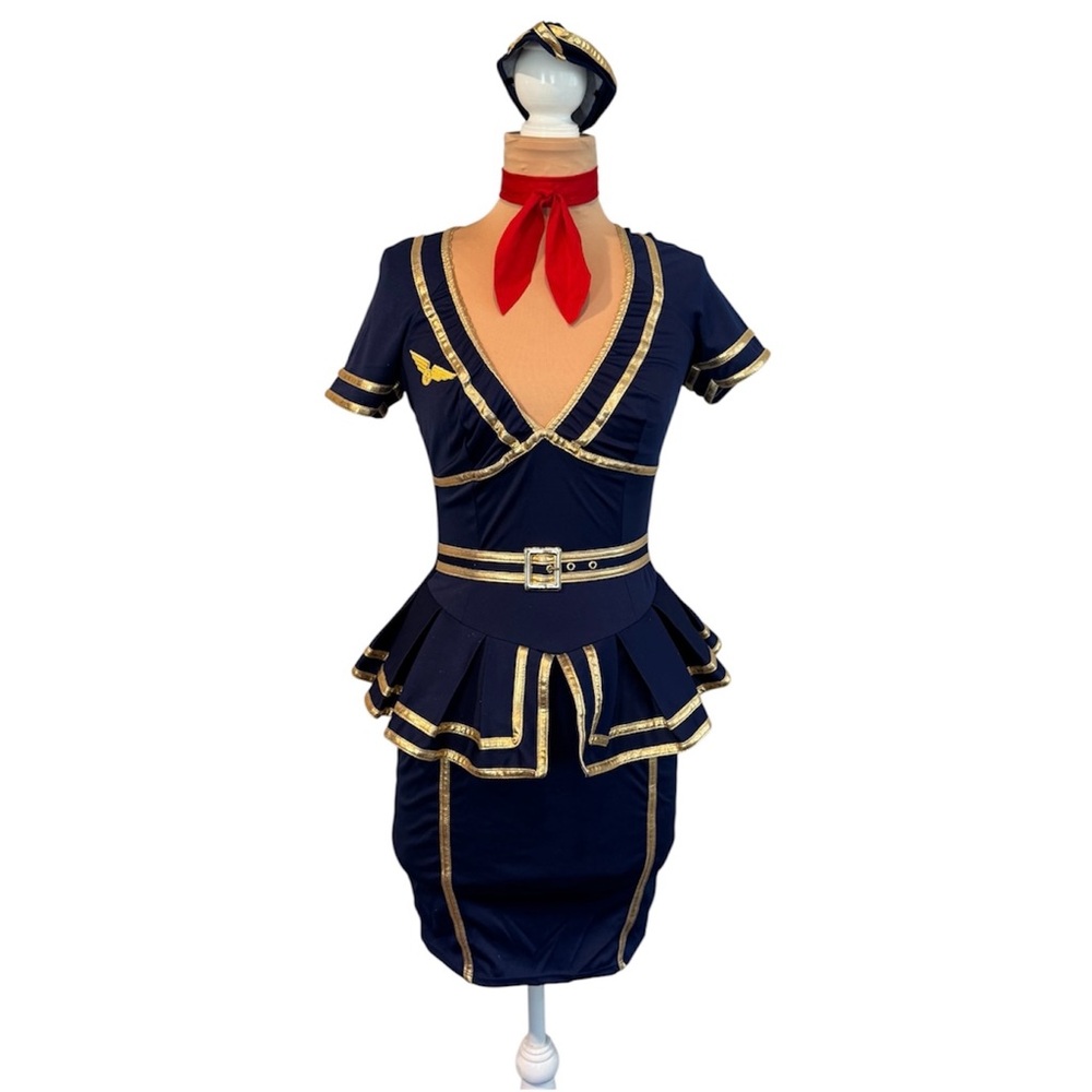 Spirit Friendly Skies Flight Attendant Costume